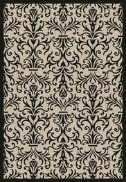Dynamic Rugs PIAZZA 2742-3901 Sand and Black